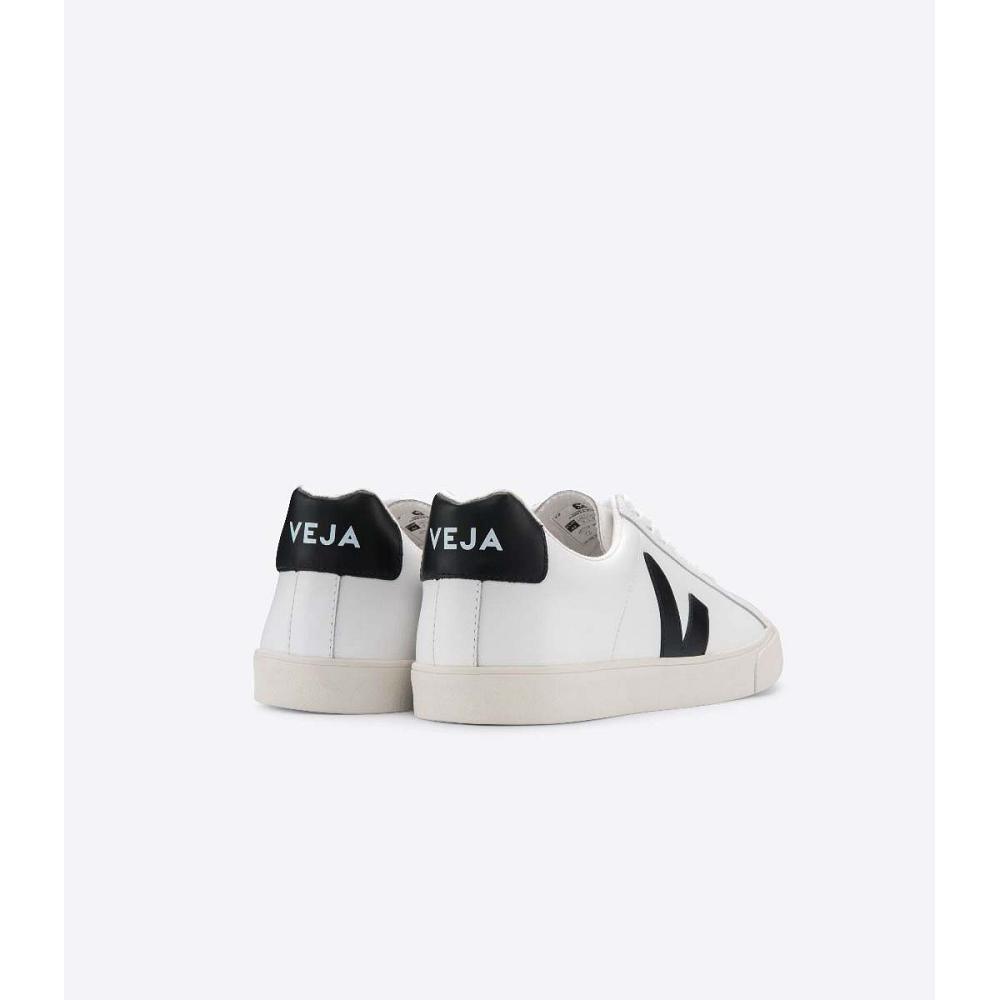 Veja ESPLAR LEATHER Tornacipő Férfi White/Black | HU 306LIS